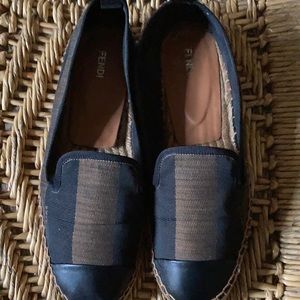 fendi canvas espadrilles